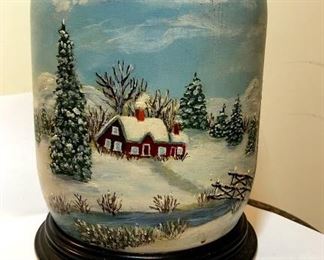 Hand painted Lamp