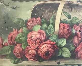 Paul de Lonpre Signed Floral Artwork Print