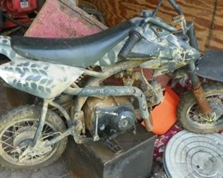 Small Motocross Motorcycle