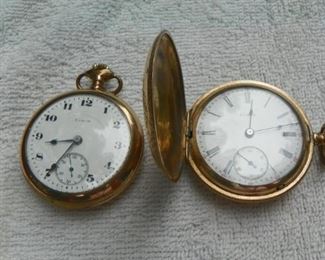 Two Old Pocket Watches(Elgin)