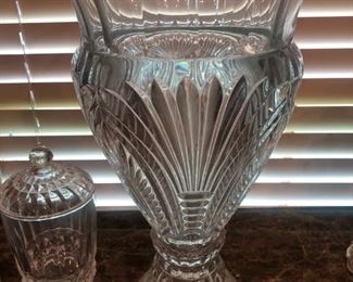 Large Crystal Vase