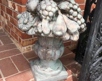 Concrete Fruit Yard Art