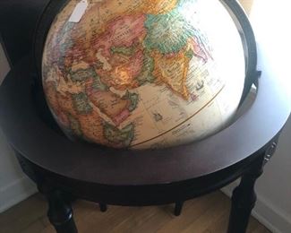 Vintage Globe and Stand