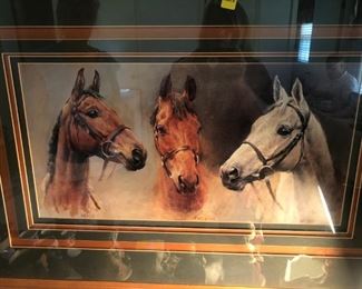 Horse Picture (Framed and Matted)