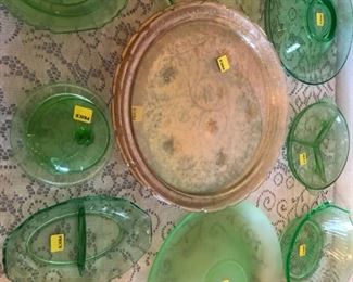 Vaseline and Carnival Glassware