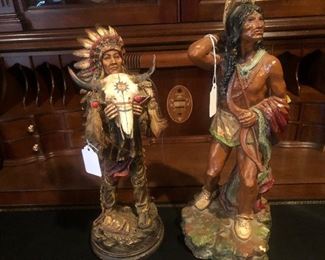 Native American Indian Warrior Statue