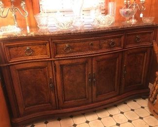 Thomasville Marble Top Buffet
