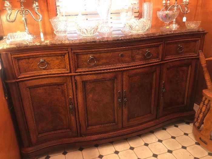 Thomasville Marble Top Buffet