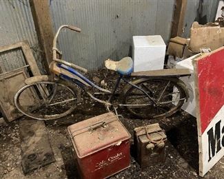 Vintage Blue Western Flyer Bicycle 