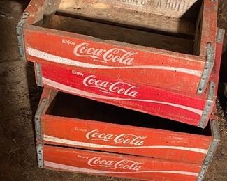 Coke Crates Several 