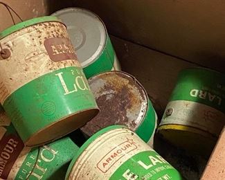 Advertising Tins (Pure Lard)