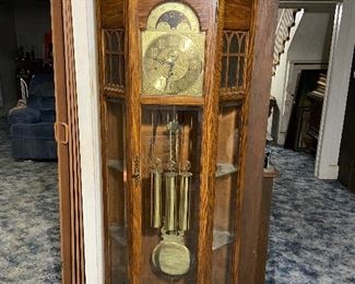 Sligh Grandfather Clock - Available for presale as we need space but may be at sale.  