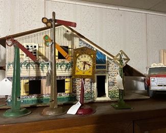 Vintage railroad model items