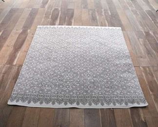 7X5' Gray Boho Chic Pattern Area Rug