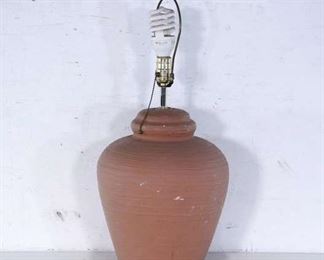 Vintage South West Style Terracotta Urn Table Lamp