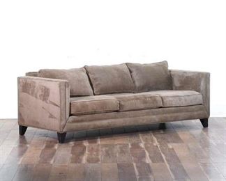 Contemporary Olive Upholstery Sofa