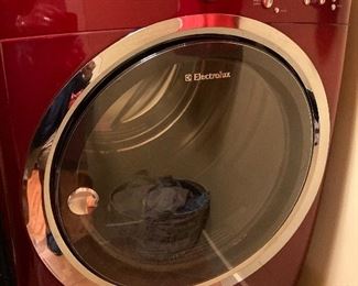 Alt-View: Pair of Electrolux RED washer & Dryer on stands ONLY ===> $900/OBO
