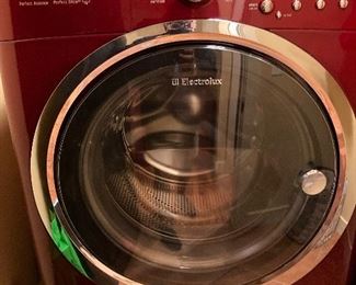 Alt-View: Pair of Electrolux RED washer & Dryer on stands ONLY ===> $900/OBO