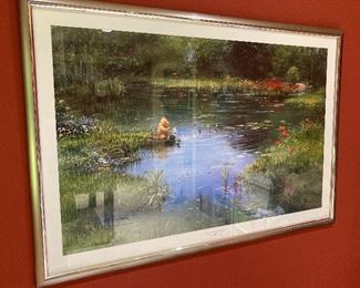 DISNEY Framed "Lazy Old Afternoon" by Peter Ellenshaw poster ===> $175