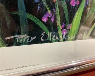 ALT-View: DISNEY Framed "Lazy Old Afternoon" by Peter Ellenshaw poster ===> $175