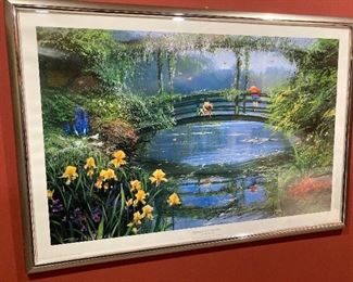 ALT-VIEW: DISNEY Framed "Reflections of a Friendship" by Peter Ellenshaw poster ===> $175