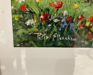 ALT-VIEW: DISNEY Framed "from Pooh's Garden" by Peter Ellenshaw poster ===> $175