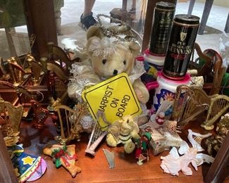 bottom shelf contents (to be priced individually)