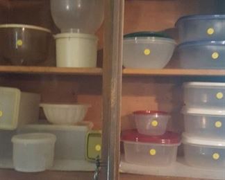 Partial of Tupperware,some vintage