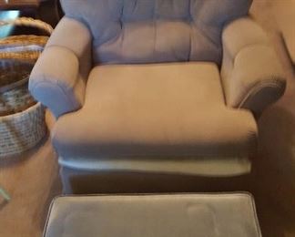 Rocker & ottoman. Separate pcs
