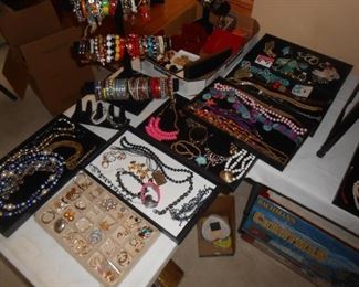 Tons and tons of costume jewelry!