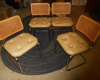 Retro chrome chairs