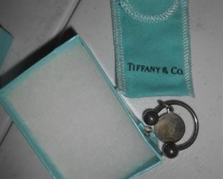 Tiffany & Co key ring, bag and box