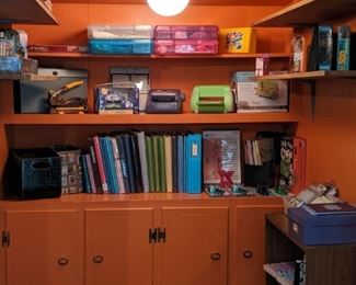 Scrapbooking supplies: Provo Craft Cuttlebug, Xyron Create-a-Sticker, Crop-a dile II Big Bite Punch