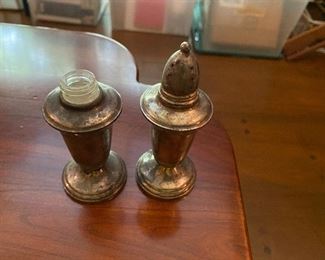 Sterling Weighted Salt and Pepper