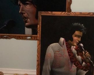Elvis Velvet Painting