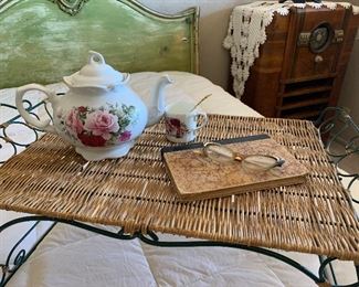 Wicker Breakfast Tray