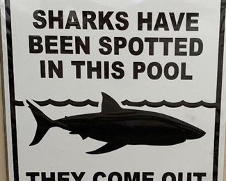 Sharks have been spotted...