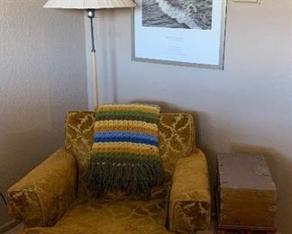 Vintage Chair, Vintage Gerstner Tool Chest, Vintage Chair