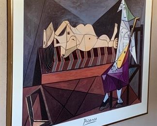 Z-Gallerie Picasso Poster Framed