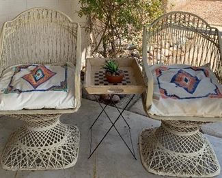 MCM Spun Fiberglass Chairs