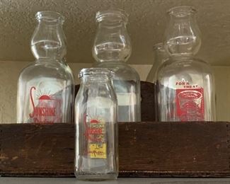 Vintage Milk Bottles