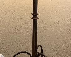 Floor Lamp w Metal Stamped Shade
