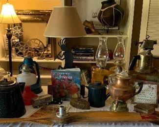 Vintage Lanterns and Oil Lamps