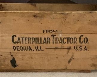 Caterpillar Tractor Co Wood Box