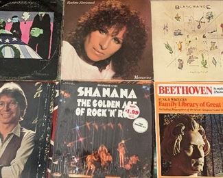 Joan Baez, Barbara Streisand, Blancmange, John Denver, Shanana, Beethoven