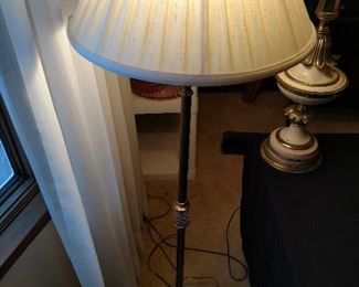 High quality metal and glass floor lamp