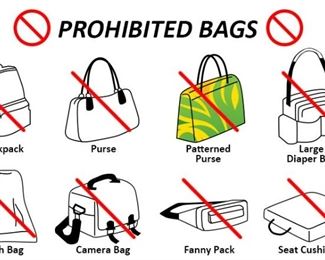 prohibitedbags ( NO BAGS ALLOWED)