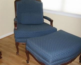 Accent Chair with ottoman