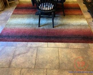 Skipton Lava 90" x 120" Area Rug
