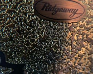 Grandmother Clock by RIDGEWAY in Antique Cream Paint Finish